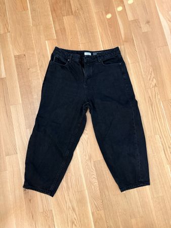 Marc O Polo Damen Jeans Barrel Leg Grösse W32 L30 schwarz