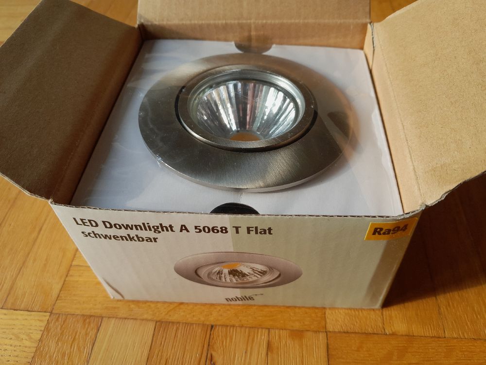 nobile LED Downlight A 5068 T Flat, schwenkbar inkl. Treiber (Neu und ...