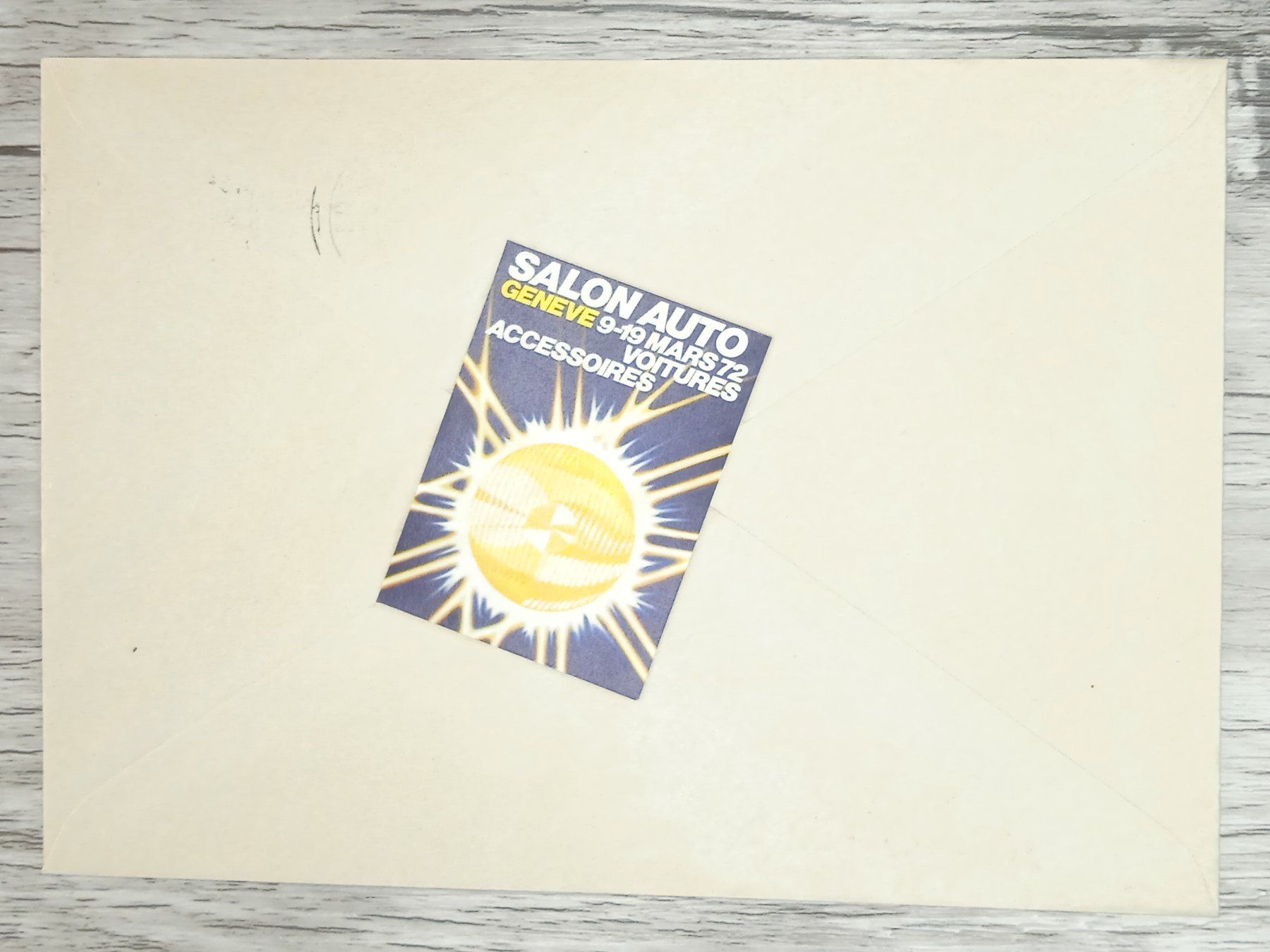 Tutti i francobolli: TR17 Enveloppe + Timbre Suisse 1972 – Usato da Cousset venduto da Patrick_Collections 1