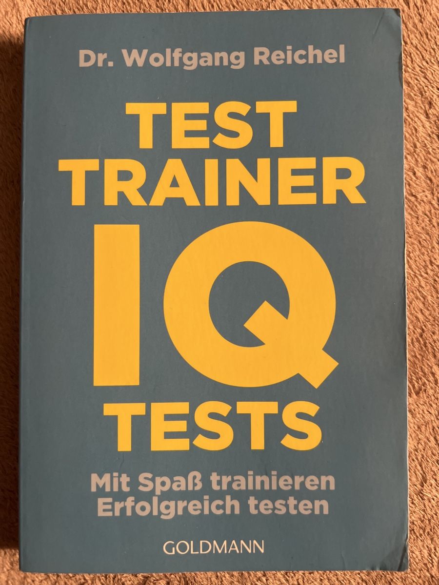 Libri: Test Trainer IQ Tests, Goldmann – Nuovo (secondo la descrizione) da Oberengstringen venduto da Rogi9698