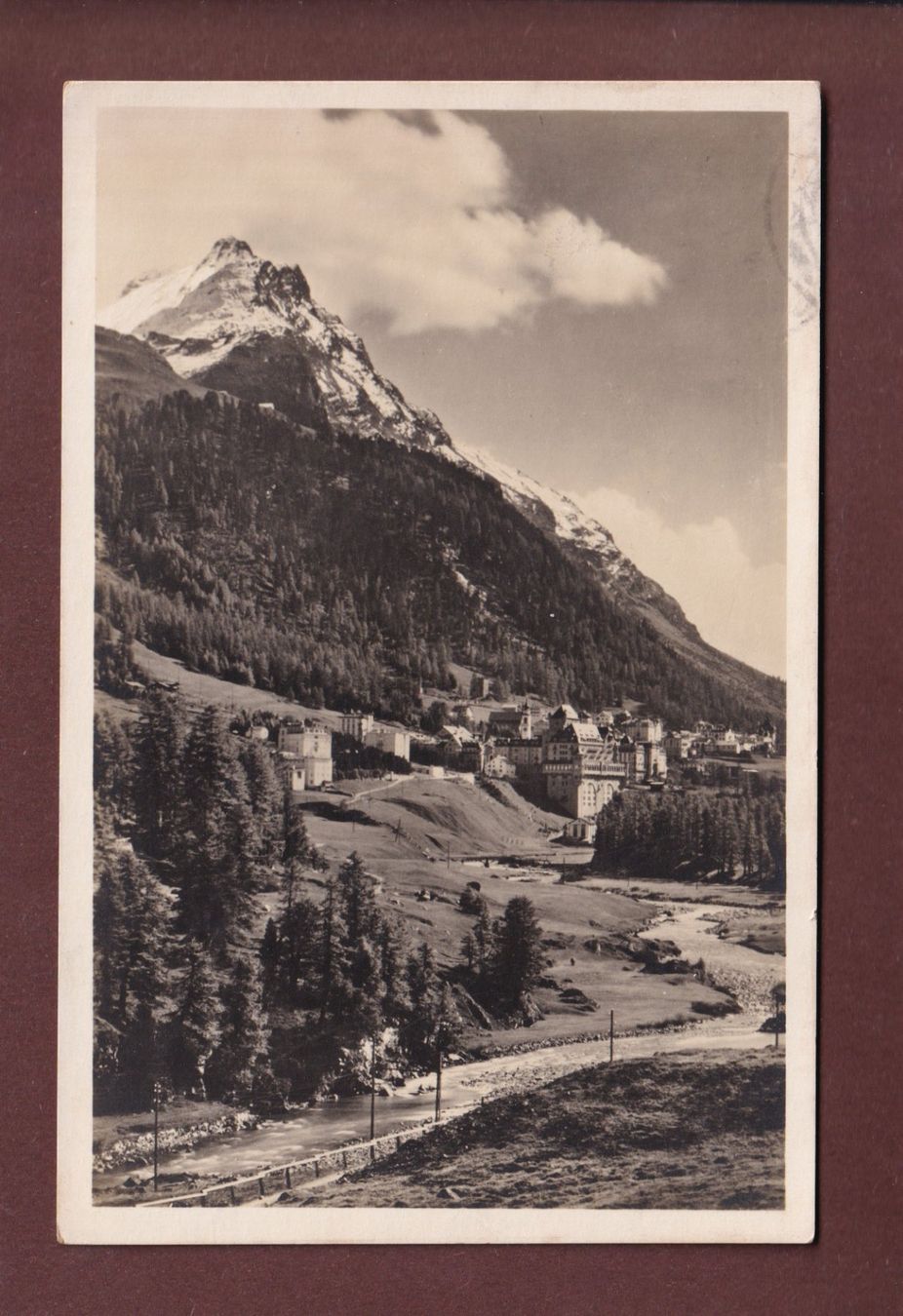 Ansichtskarten: PONTRESINA - 1928 – Gebraucht aus Pully von nicecards-shop