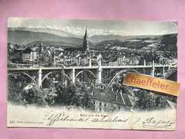 1903 Bern und die Alpen