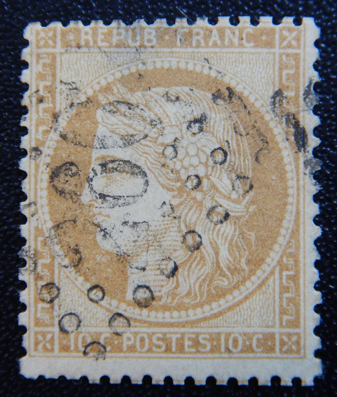 Alle Briefmarken: Frankreich Kat. 33 gest. 1871 Kat. 75 Euro – Gebraucht aus Zürich von Muehlekauf
