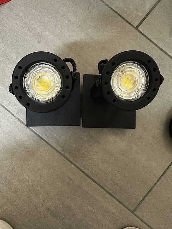 Lampade: Spot luci nuove nere  – Nuovo e nell'imballaggio originale da Mendrisio venduto da esthetic111