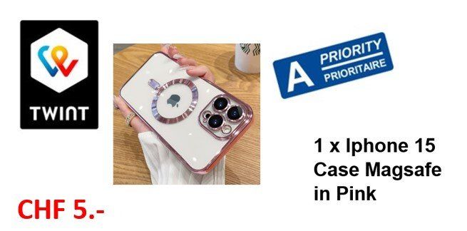 Apple Cover & Protezioni schermo: Iphone 15 Cover - Magsafe in Pink – Nuovo e nell'imballaggio originale da Schenkon venduto da Jaimer_91 1