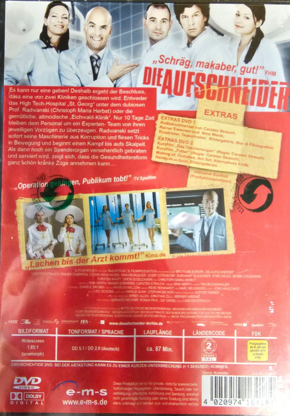 Tutti i DVDs: Die Aufschneider – Nuovo e nell'imballaggio originale da Wahlen b. Laufen venduto da Cg10 1