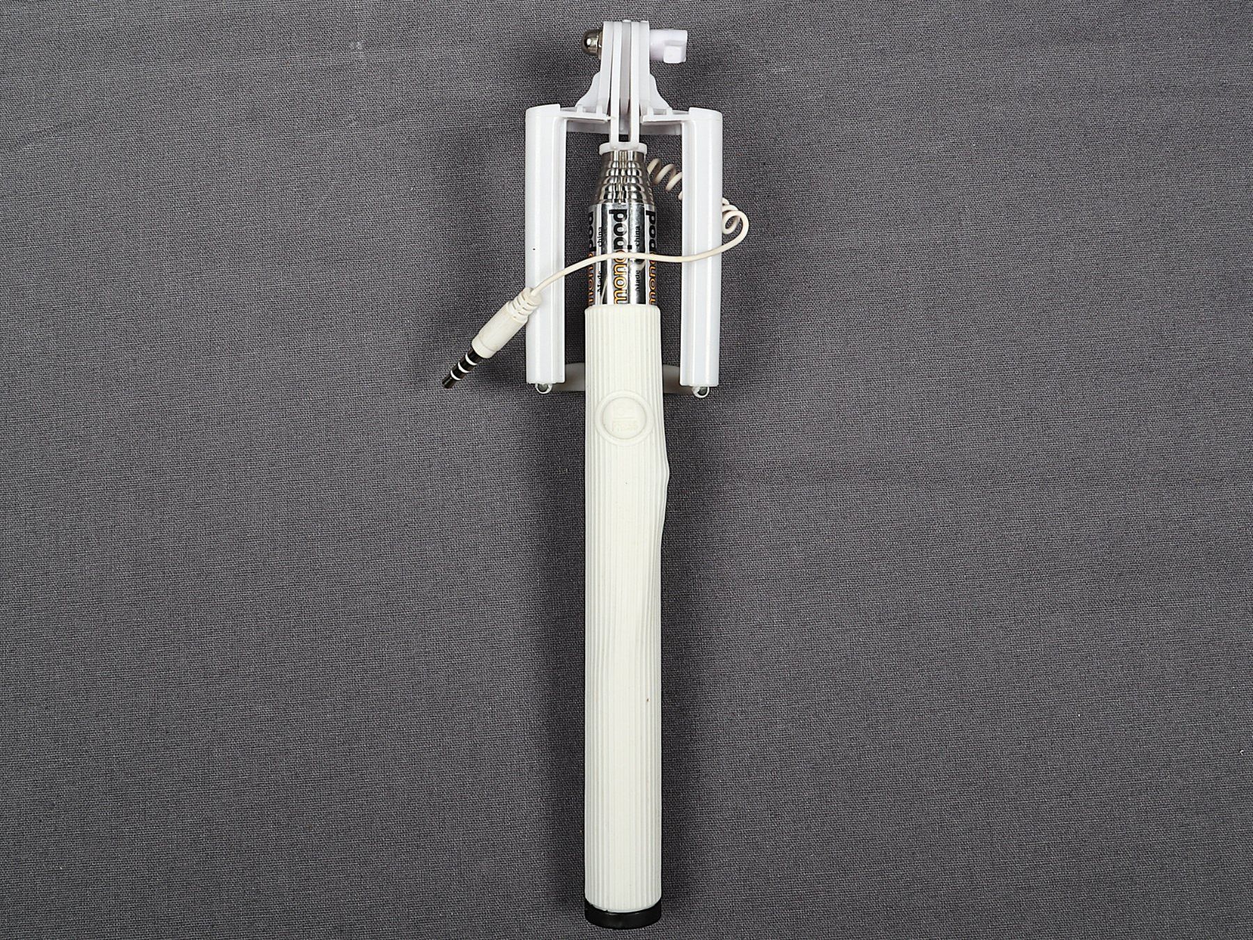 Halterungen: SELFIE Stick Weiss – Gebraucht aus Steinen von Restwert_Steinen 1