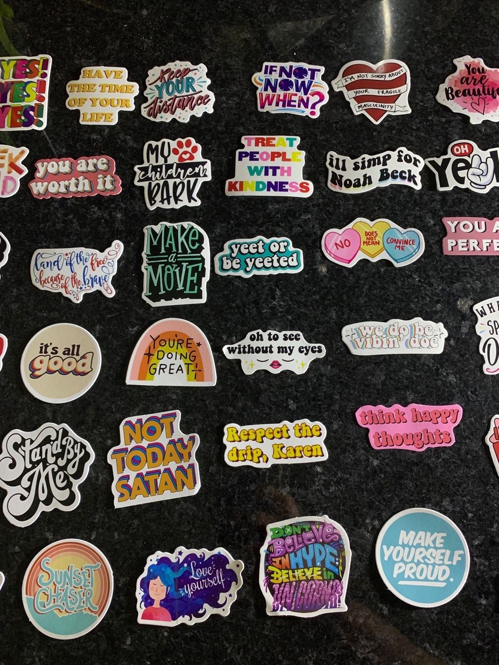 Aufkleber: Aufkleber, Sprüche, Sticker 50 Stück – Neu und originalverpackt aus Rorschach von lobosch1 1