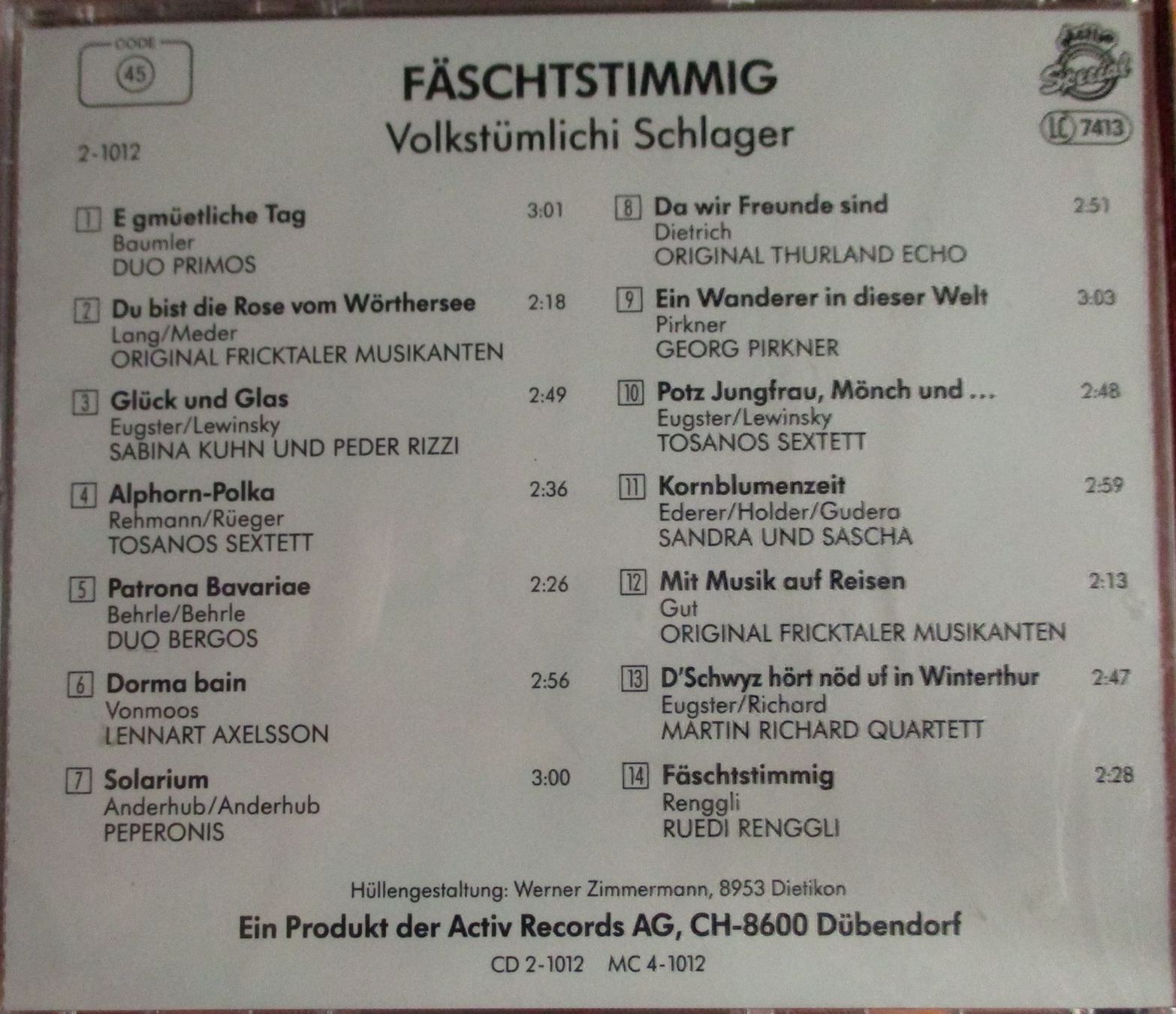 CD: Fäschtstimmig CD ungeöffnet – Nuovo (secondo la descrizione) da Flumenthal venduto da novbra 1
