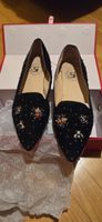 Ballerinas 41 Schwarz Designer Strass OVP