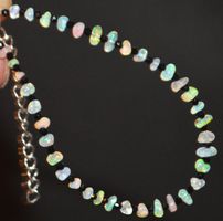Armband L-8239 – Äthiopischer Welo Opal 3,5 bis 5 mm 18+5cm