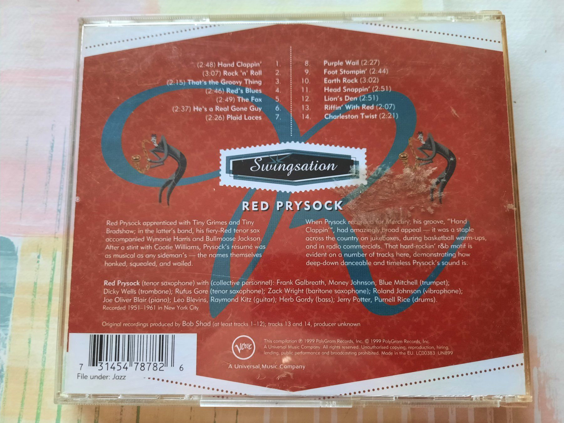 CD: CD Red Prysock - Swingsation – Usato da Pully venduto da bro_n52j 1