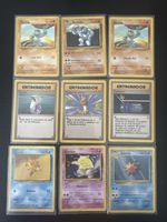 9 Pokemon Karten Set Spanisch Base Set Zustand gut
