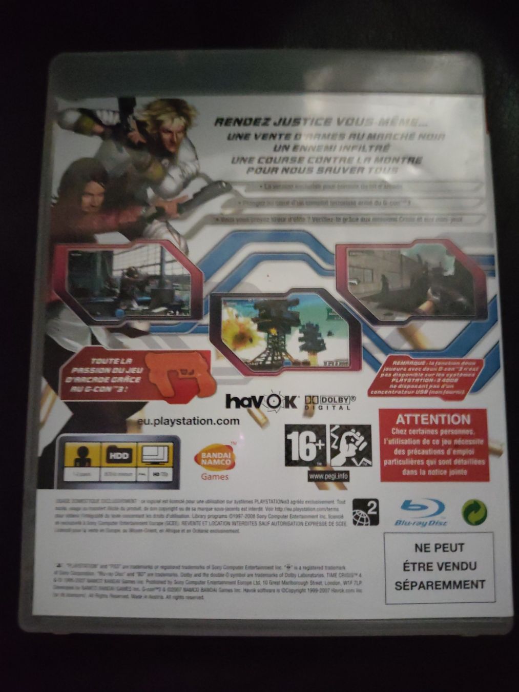 Sony Giochi: Jeu PS3 Time Crisis 4 complet en boîte – Usato da fribourg venduto da GameSpot 1