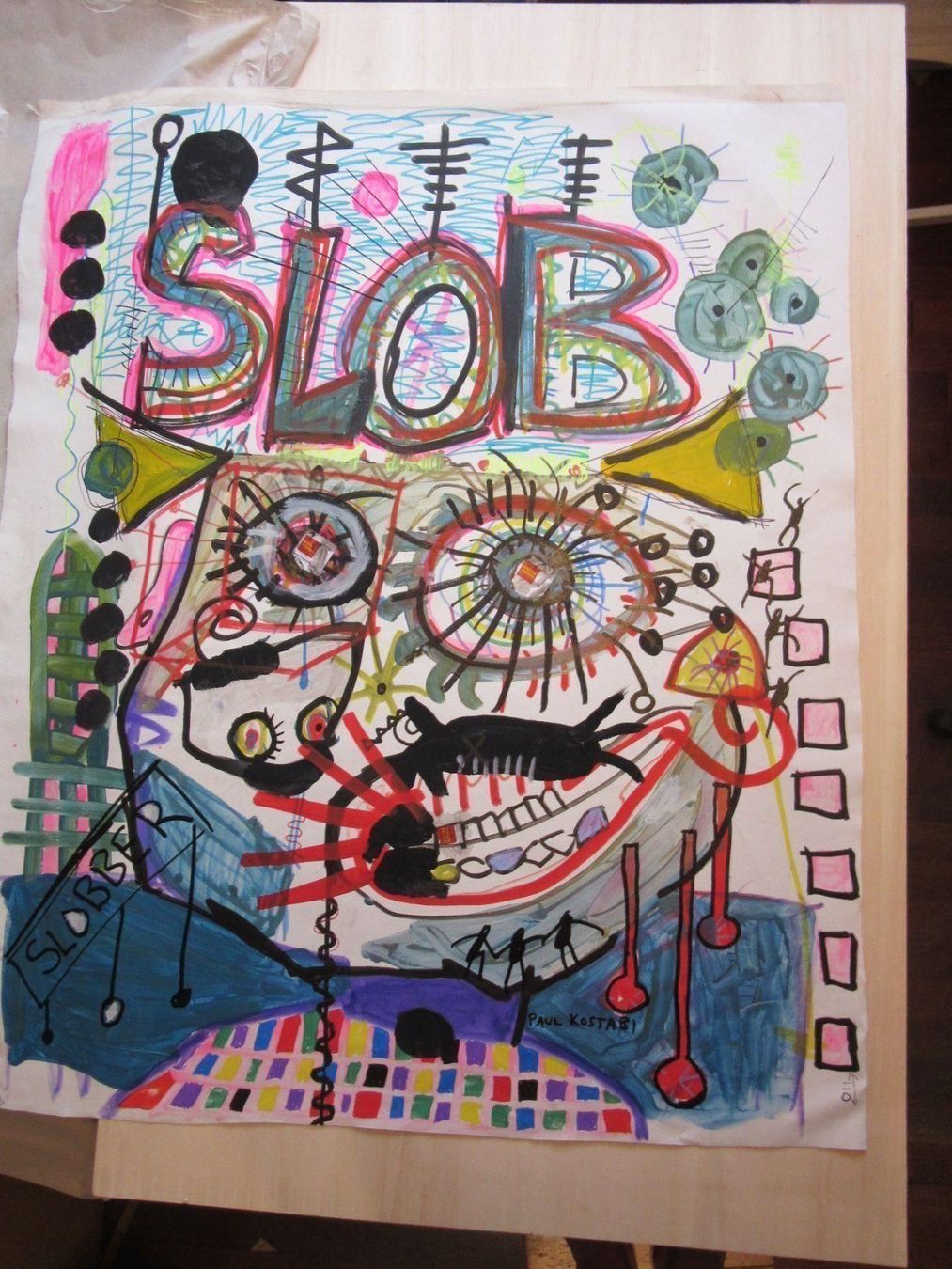 Poster & Bilder: PAUL KOSTABI ORIGINAL  SIGNIERT – Gebraucht aus Gersau von grafik-kunst
