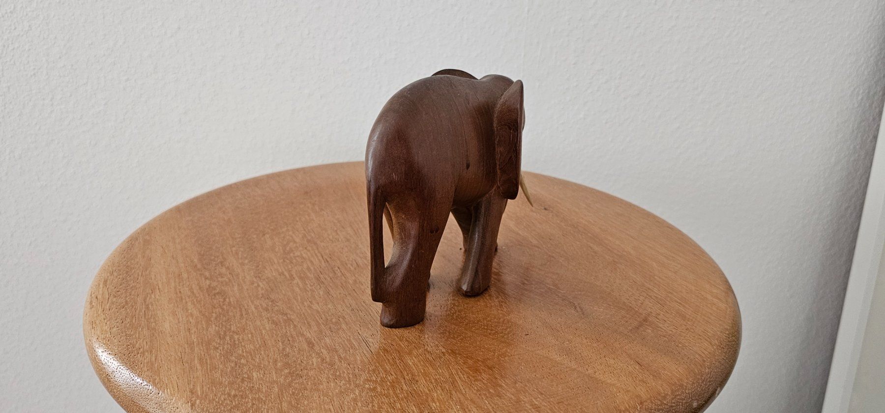 Statuette: Holz-Elefant Teakholz Handarbeit Deko – Usato da Pfäffikon ZH venduto da eric0113 4