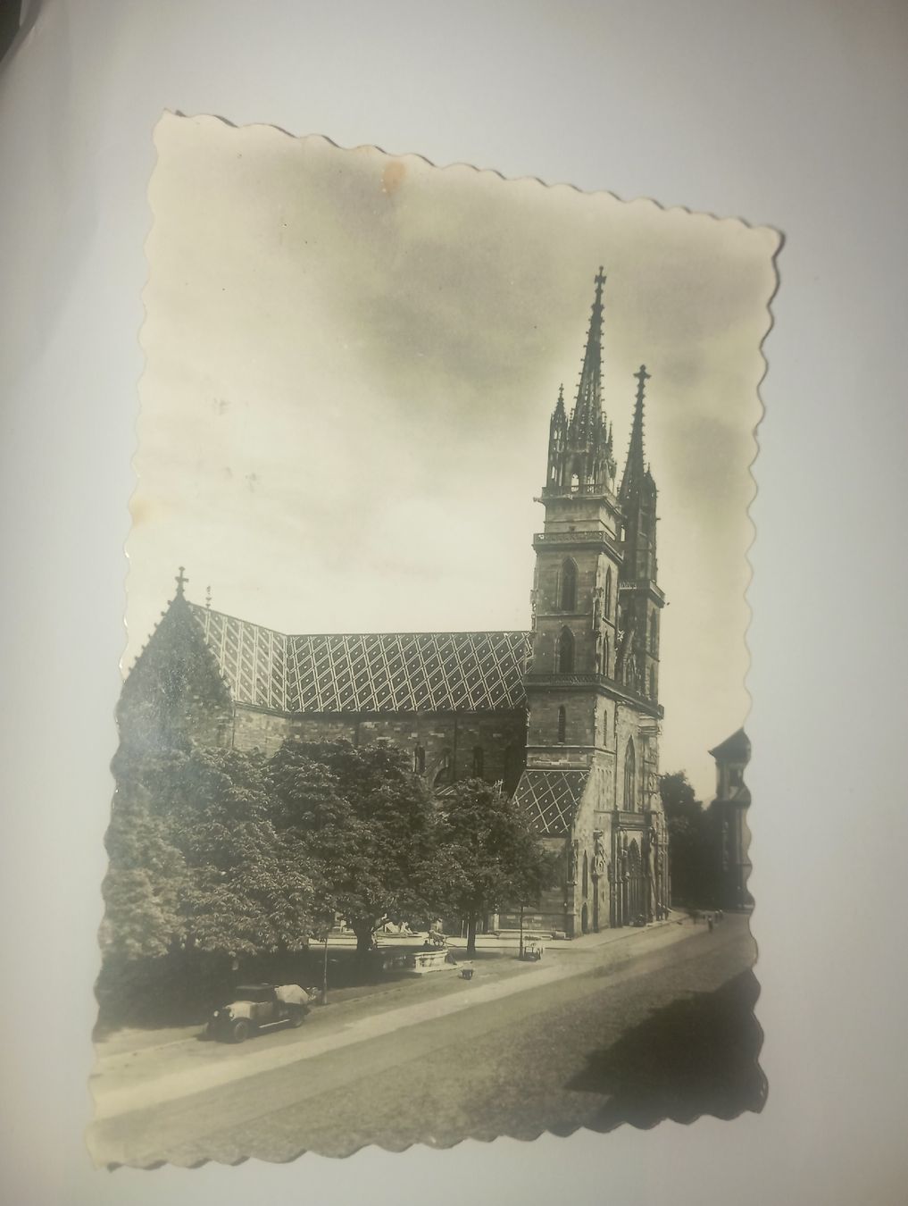 Ansichtskarten: Ansichtskarte Basel Das Münster 17  – Gebraucht aus Belp von Guadalupe84