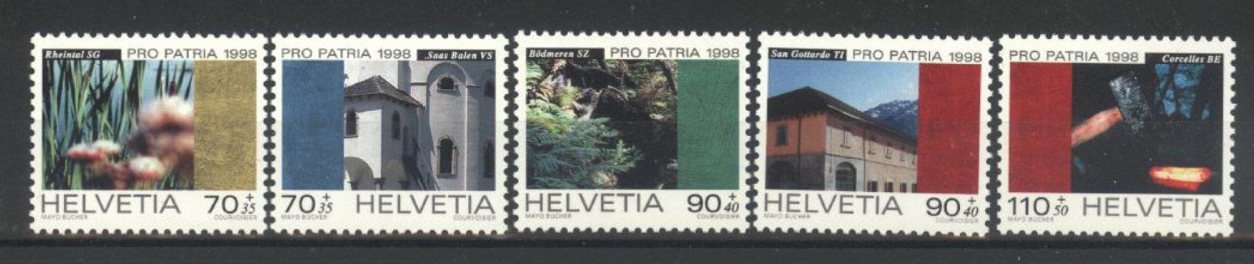 Tutti i francobolli: 1998, Pro Patria ** – Usato da Willisau venduto da Vollstempel