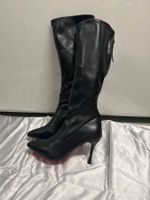 Sexy Schwarze Stiefel Neu Gr 35