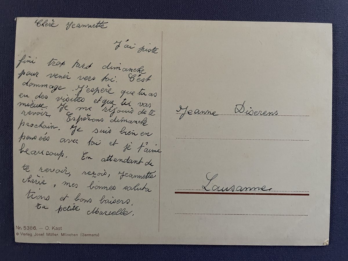Cartoline postali: AK mit Kunst von O. Kast – Usato da Rümlang venduto da Kartenpost1 1