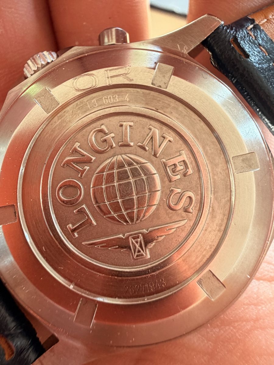 Longines Orologi: Longines admiral chronographe révisé NOS – Usato da Cornol venduto da swi_bv2w 4