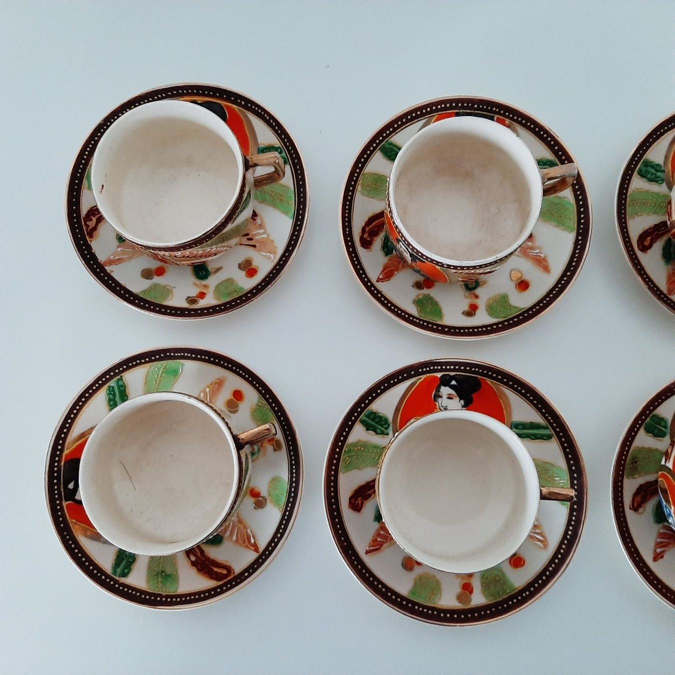 Set di piatti: Japanisches Kaffee-/Teeset Antique – Usato da Aarburg venduto da i_c6r8 8