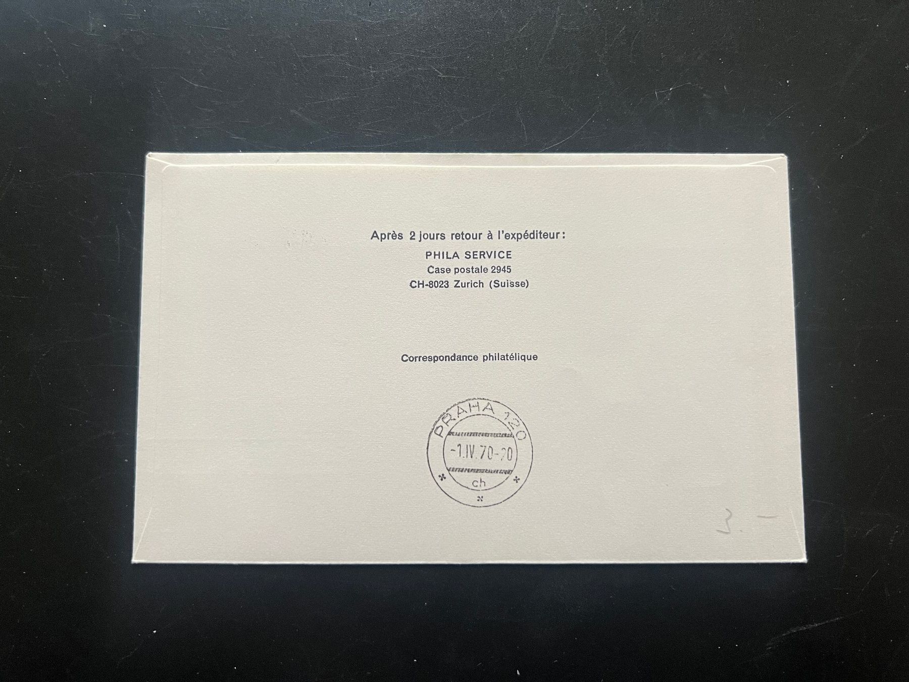 Alle Briefmarken: Erstflug Luftpost Basel-Prag 1970  (5387) – Gebraucht aus Hinwil von Sidi4 1