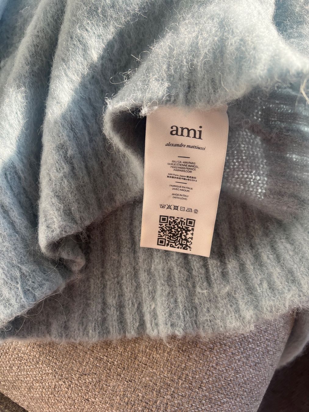 Maglioni & Felpe: Pull "Ami de Cœur" aqua AMI PARIS - Size S – Nuovo (secondo la descrizione) da Pully venduto da Afagone 4