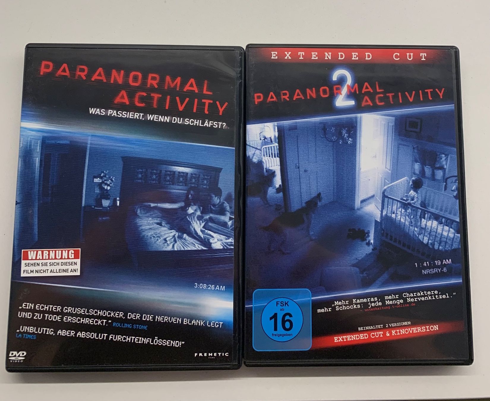Tutti i DVDs: DVDs Paranormal Activity und Paranormal Activity 2 – Usato da Zug venduto da celinaweiss