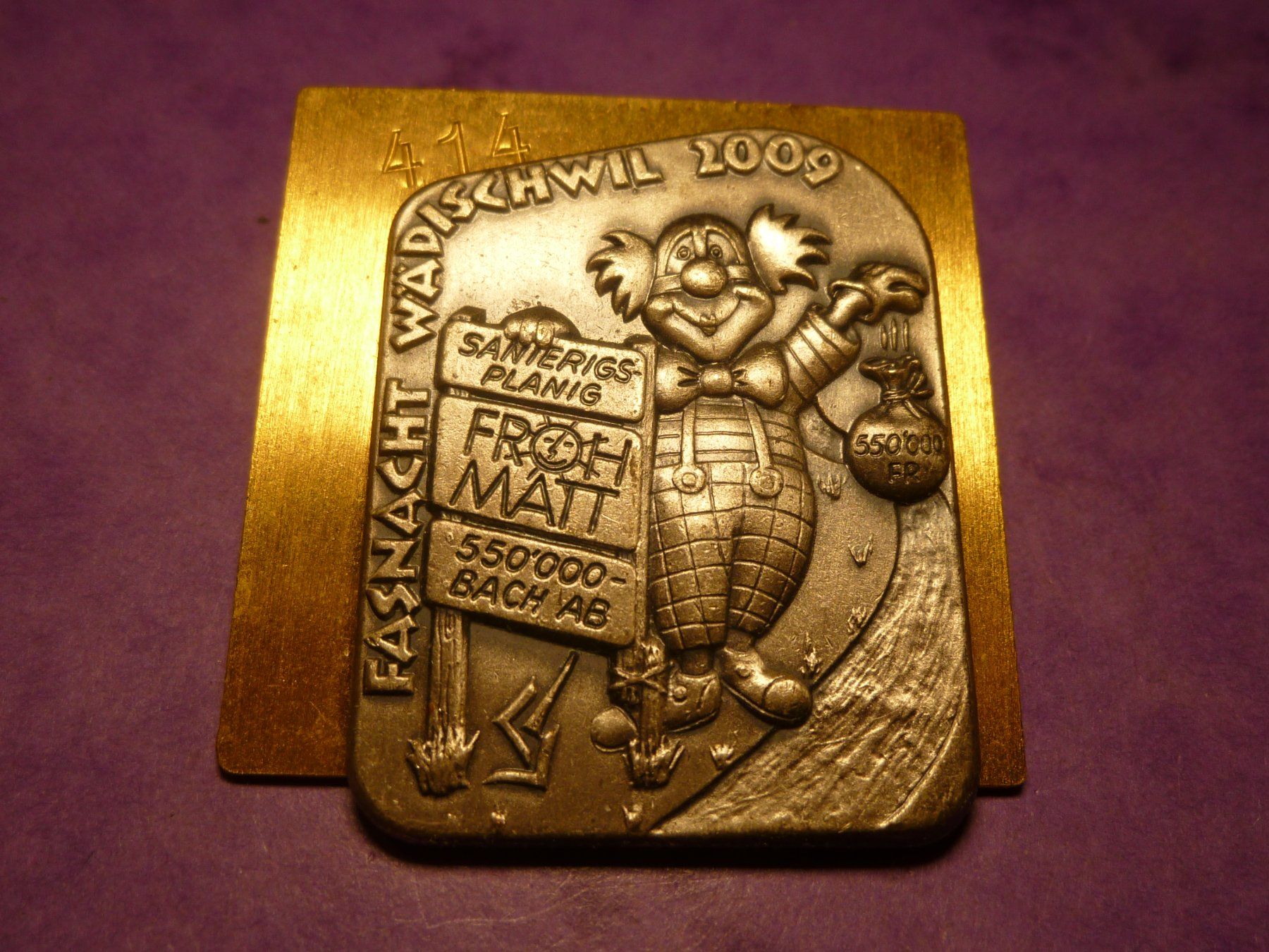 Placchette & Badge: WÄDISCHWIL 2009 GOLD – Usato da Ried (Muotathal) venduto da Mandarin02