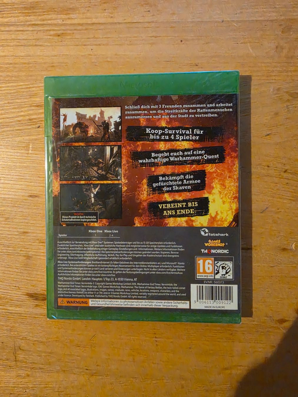 Spiele: Xbox One Vermintide Warhammer ab 1.- – Neu und originalverpackt aus triesenberg von wisi369 1