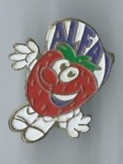 Placchette & Badge: Erdbeer PIN – Usato da Zürich venduto da t24_de