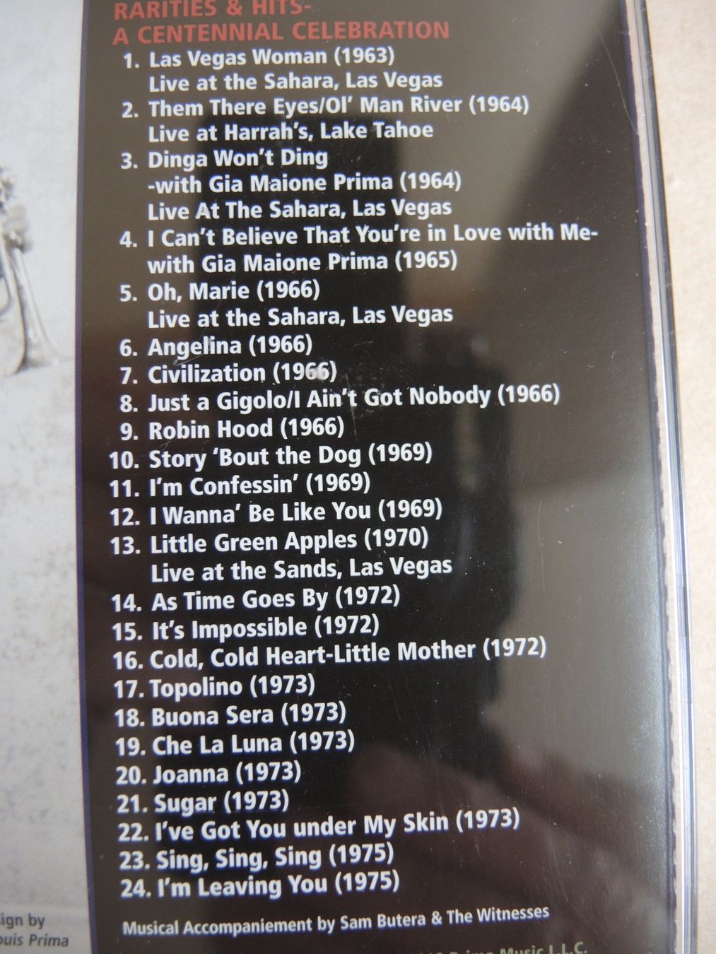 CD: CD - Louis Prima - Rarities & Hits! A centennial Celebration – Usato da Rorschach venduto da maeck8 3