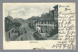 1901, BASEL, STEINENBERG (kl. Eckbüge)
