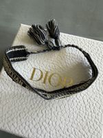 Bracciale CHRISTIAN DIOR SAINT Tropez tessuto blu con nappe