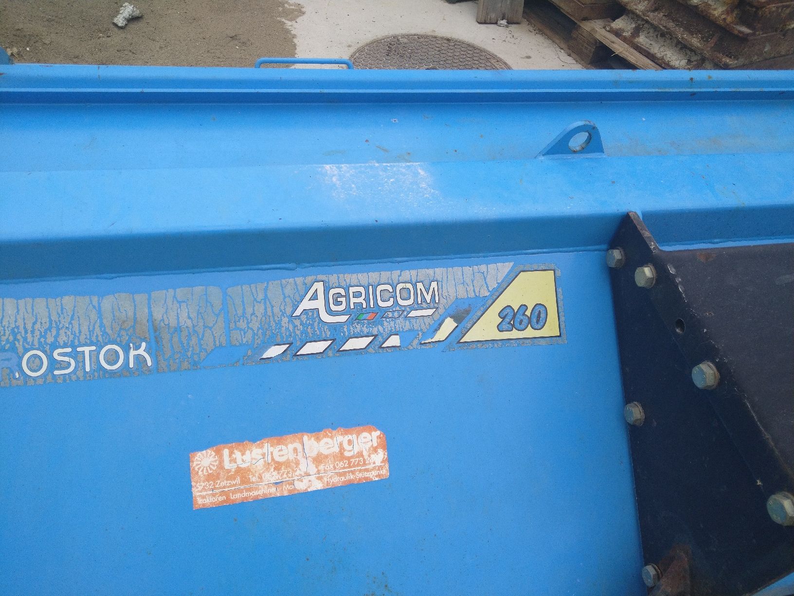 Tutte le macchine: Agricom Mulcher 260 Ostok occ – Usato da Schönholzerswilen venduto da gro_mh5v 1