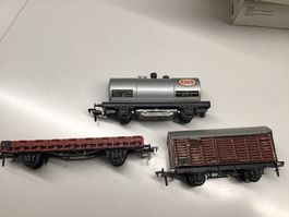 Fleischmann Putz und Güterwagen H0