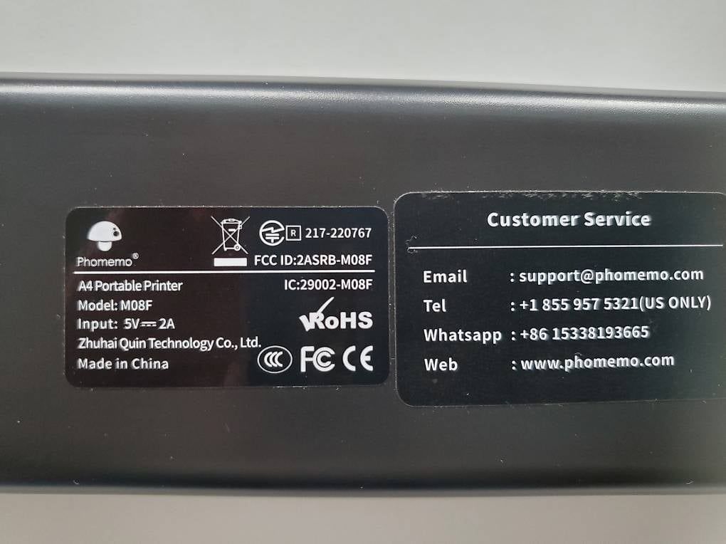 Stampanti: NEU Phomemo M08F A4 Tragbarer Thermodrucker – Nuovo (secondo la descrizione) da Lanzenhäusern venduto da Ulika 3