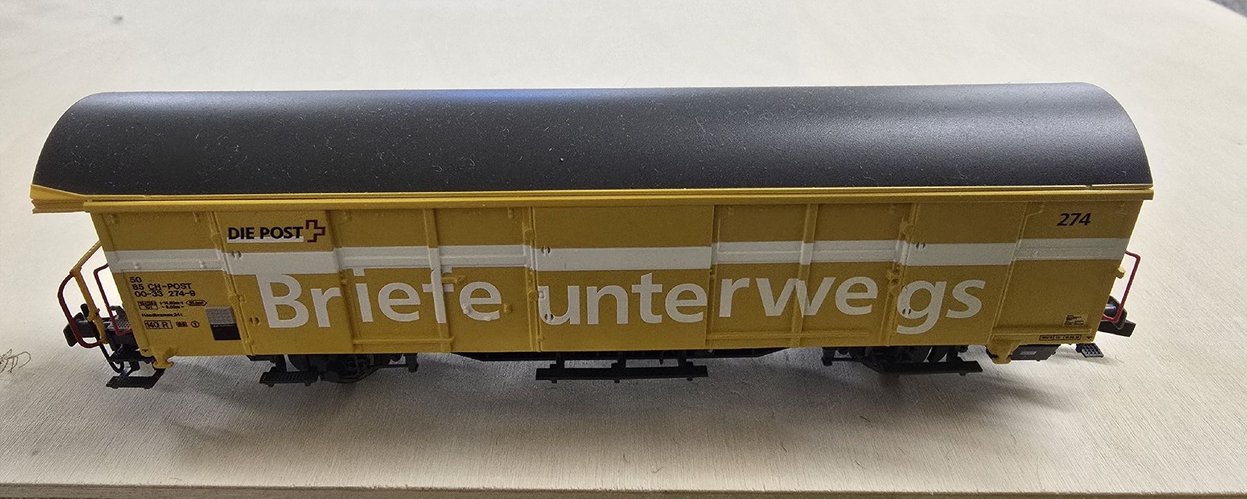 Roco Modellini di ferrovie: 1x wagons Z2 La Poste – Usato da la cibourg venduto da t-m-a