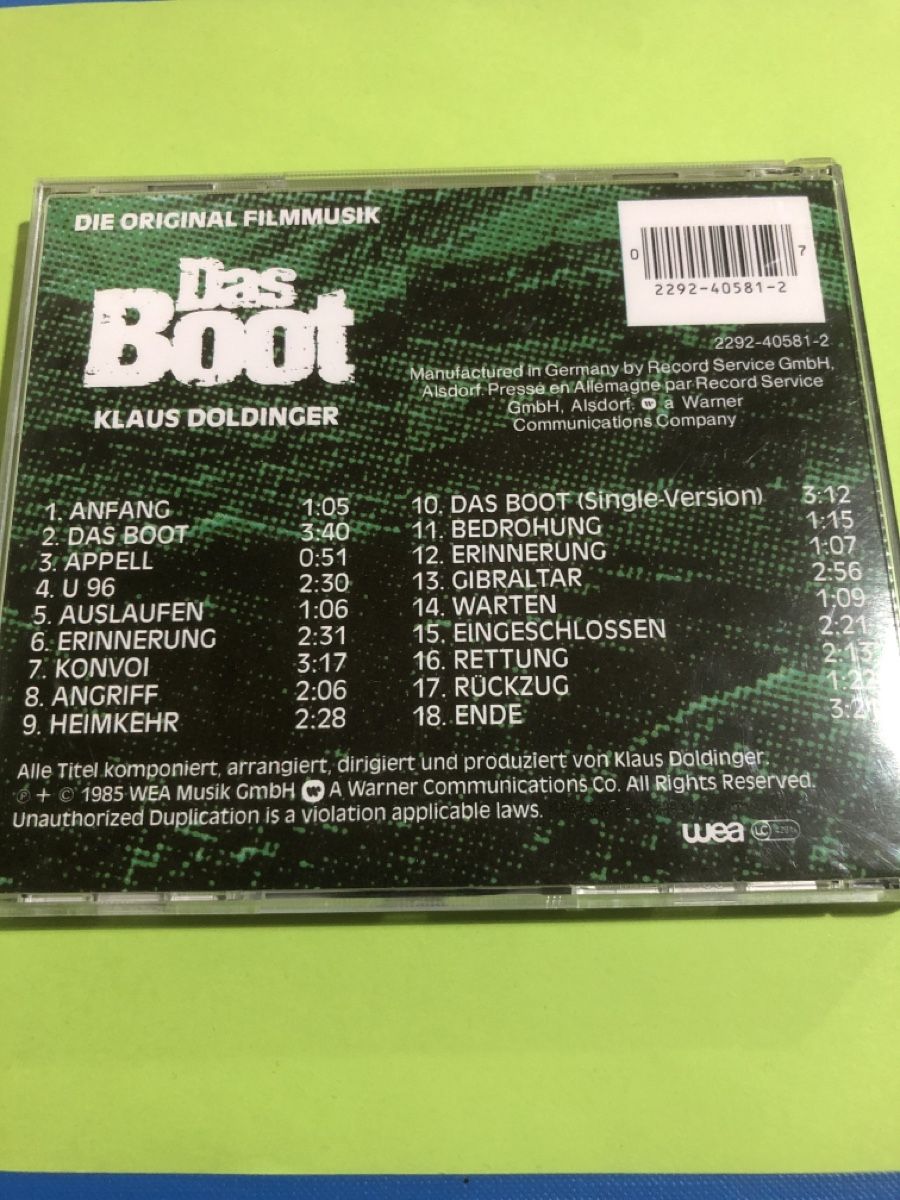 CD: Klaus Doldinger - Das Boot – Usato da Flaach venduto da rubo7 2