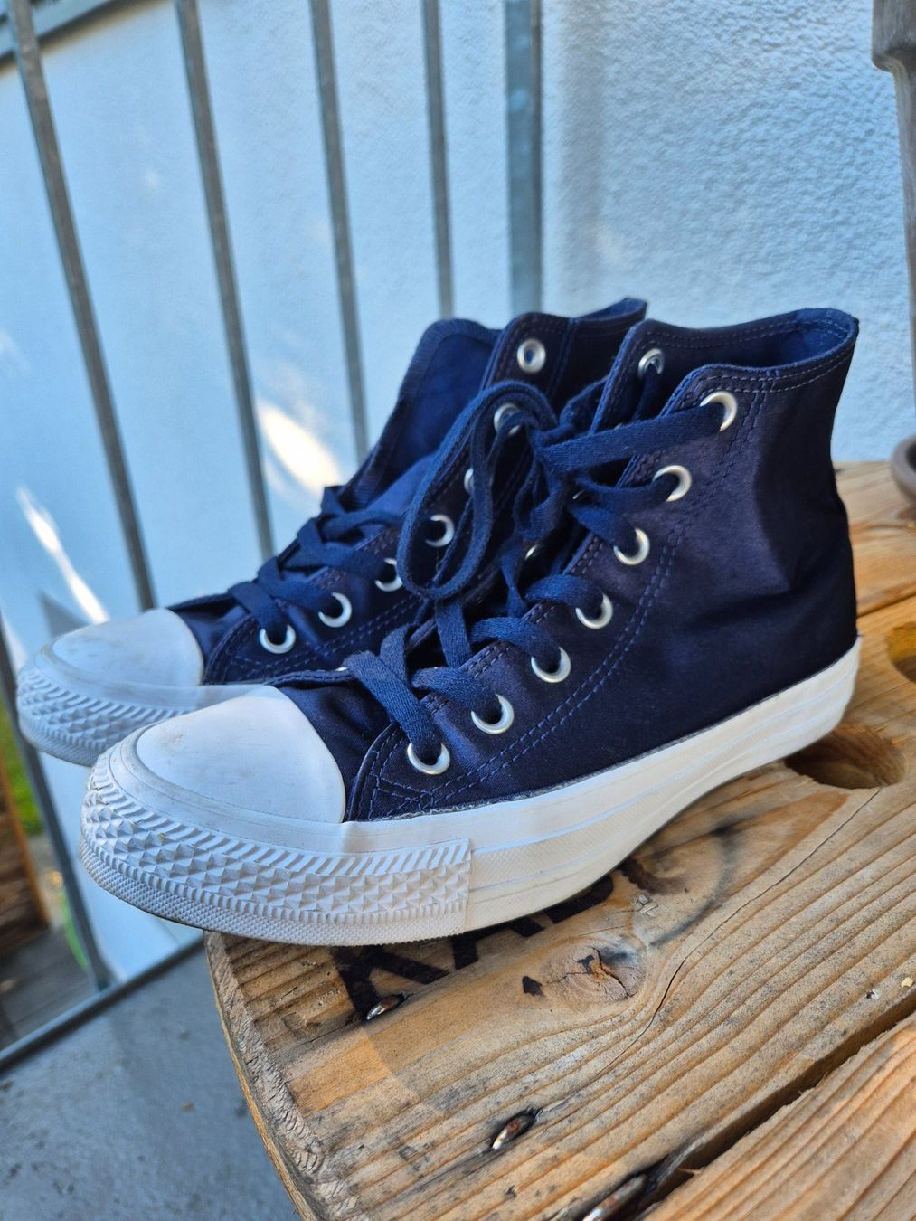 Converse Herrenschuhe: Converse Chuck Taylor High Sneaker blau – Gebraucht aus Langenthal von baesa 1