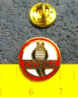 AC SHELBY COBRA FORD AUTO LOGO KLEIN 15mm GOLDIG ENAMEL