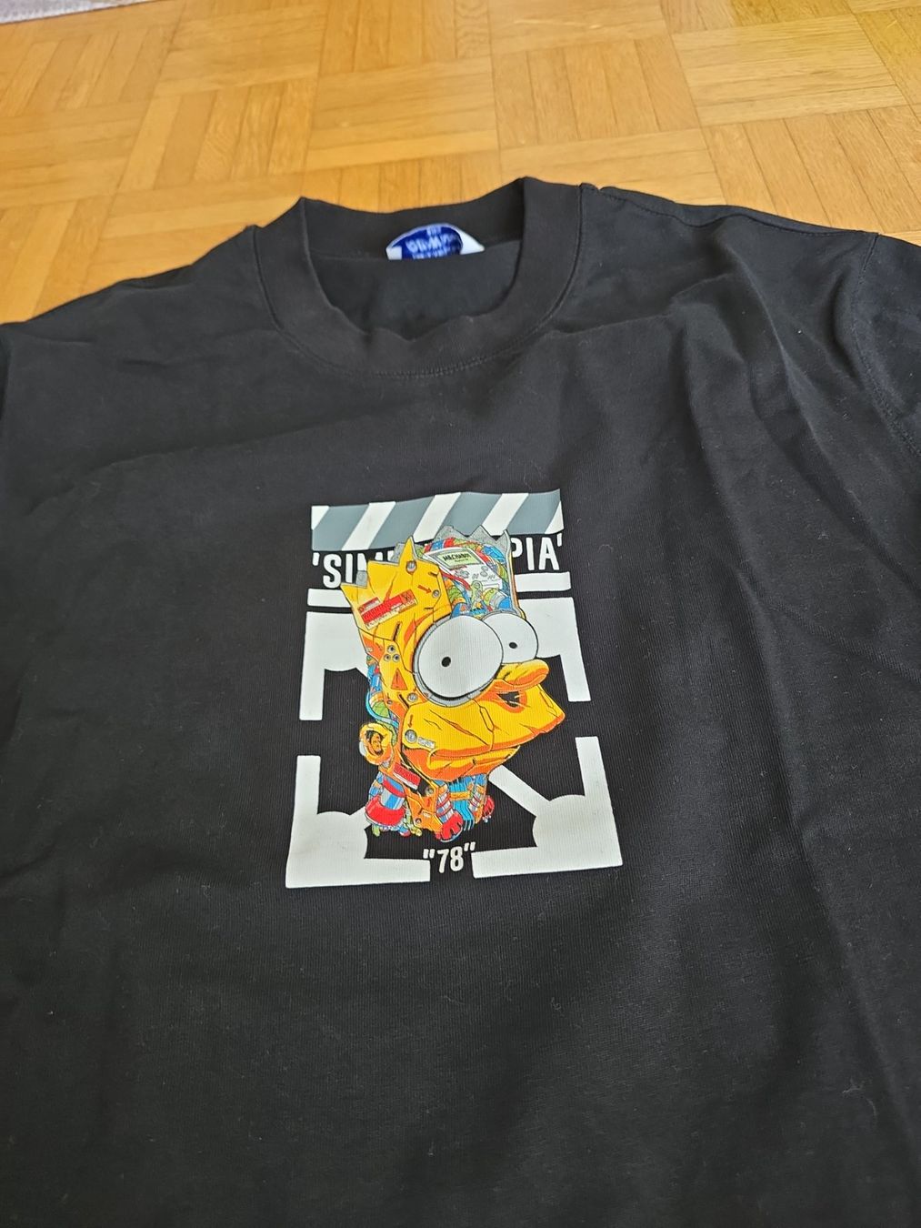 Off-White T-shirt: Off-White Bart Simpson T-Shirt Schwarz Gr. S – Usato da Wallisellen venduto da theblacksheep 2