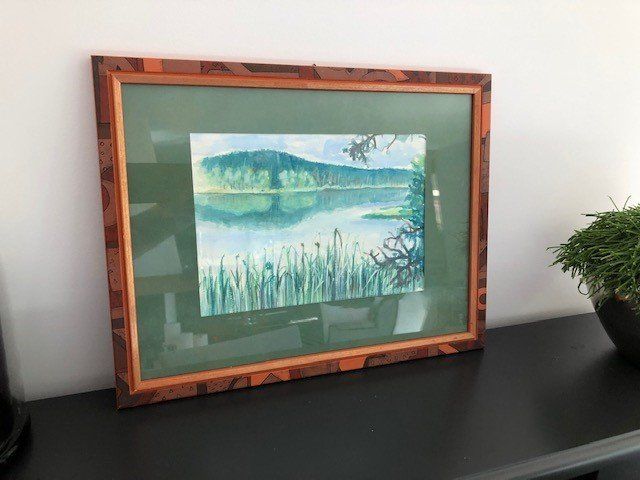 Dipinti: Landschaft, rund um See - Aquarell A2 – Usato da Bösingen venduto da Lorak2612 4