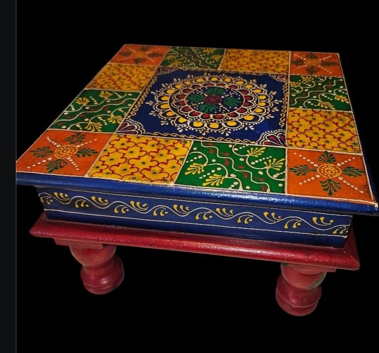 Tavoli: table basse indienne en bois – Usato da Vernier venduto da 19pigments
