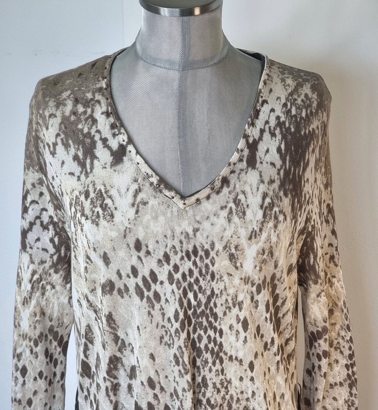 Kleider: M 38/40 PASSPORT Kleid langarm Schlangenprint Boho – Neu (gemäss Beschreibung) aus Dürnten von Bachtelsurfer 5