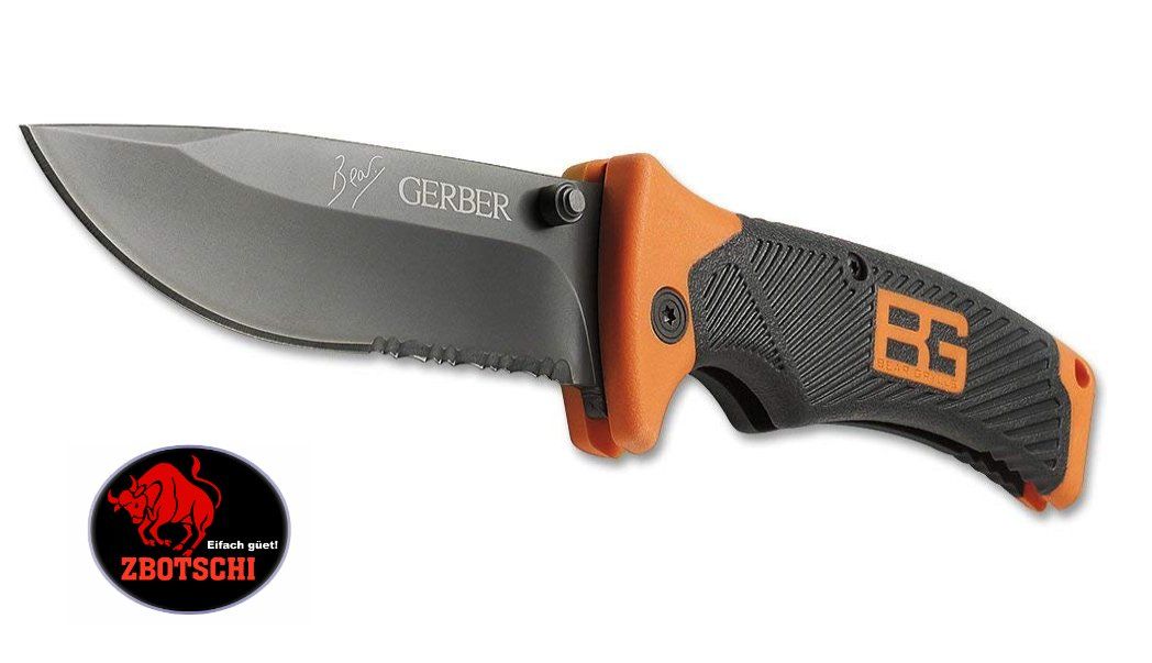 Gerber Zubehör: Gerber Bear Grylls Folding Sheath Knife Messer Taschenmesser – Neu und originalverpackt aus Visp von zbotschi 1