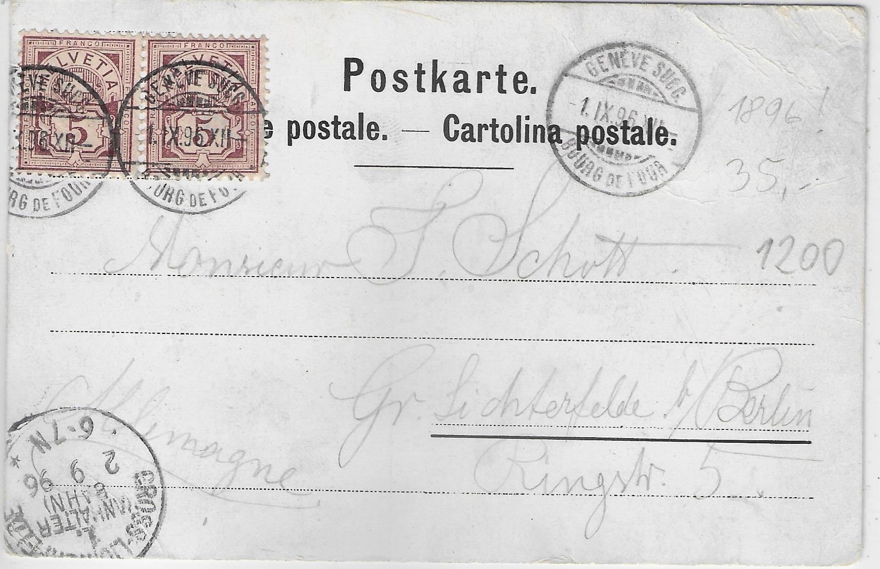 Ansichtskarten: Hotel-Restaurant des Treize-Arbres – Gebraucht aus Ettingen von Kartenplanet 1