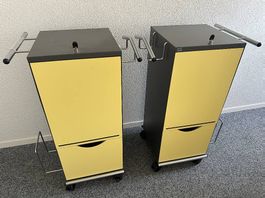 2 armoires de rangement verrouillable mobile