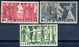 1941/2 SYMBOLISCHE DARSTELLUNG BUNDESSCHWUR, TAGUNG ZU STANS